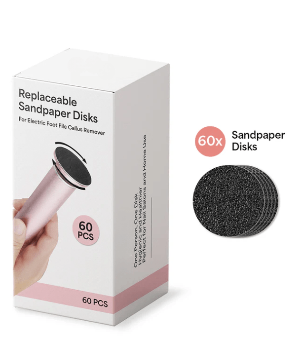 60-Pack Sandpaper Discs (12 months supply) - Veluxia